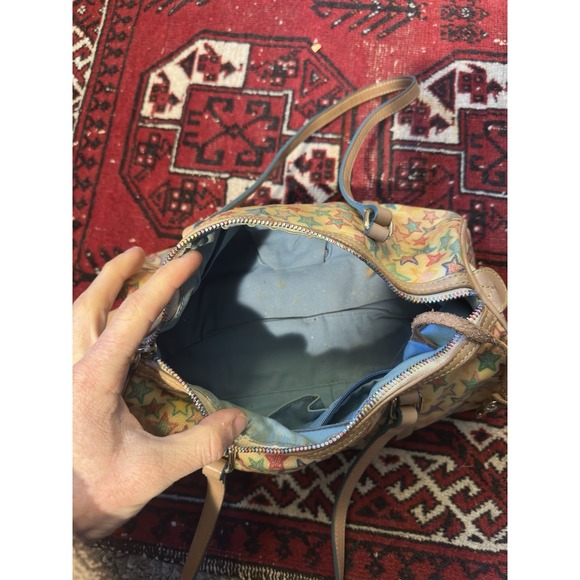 2005 Vintage Dooney & Bourke Multicolor Star Barrel Bag - Picture 5 of 6